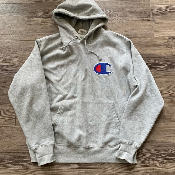 Champion Other - Grey champion hoodie